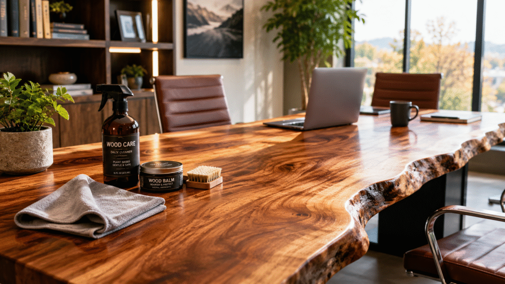 wood care for office table