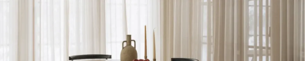 Sophisticated dining room featuring a handcrafted live edge table in Ottawa with minimalist décor.